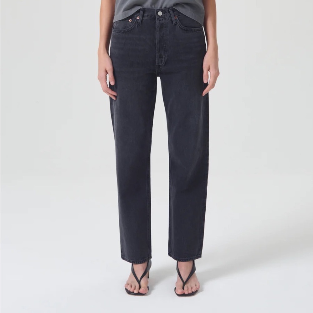 Agolde 90s midrise loose jeans in photogram 27